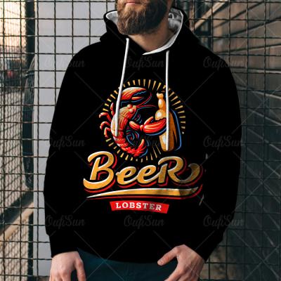 China Anti-wrinkle autumn and winter Oktoberfest Digital printing animation hoodie for sale