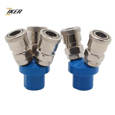 China Type C Air Compressor Galvanized Iron Coupler And Air Intake Kit Air Hose Fittings Industrial Pneumatic Connector for sale