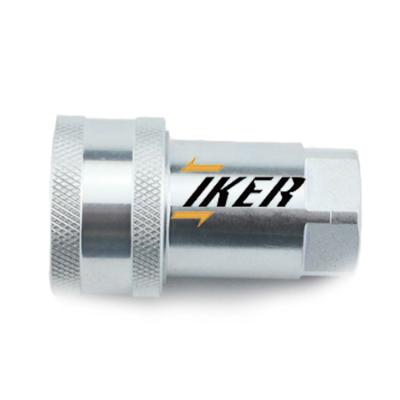 China NBR AIKE ISO 7241 A Poppet Valve Female Hex Hydraulic Quick Coupling Acople Rapido for sale