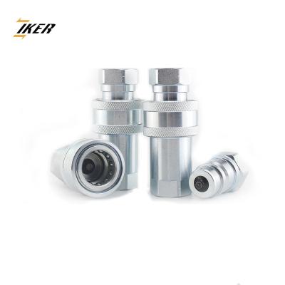 China Carbon Steel Hydraulic Quick Connect Pioneer Style Coupler Assembly , ISO 7241-A for sale