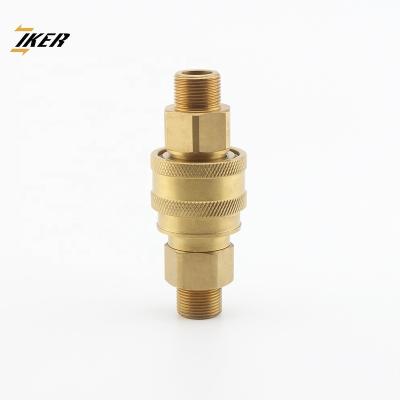 China NBR ISO ZJ-YBB 7241-1 B Series Full Seal Brass Seal Brass Quick Connect Couplings for sale