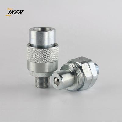 China KZE-B Female Thread Hydraulic Jacks Steel High Pressure Quick Coupler And Male for sale