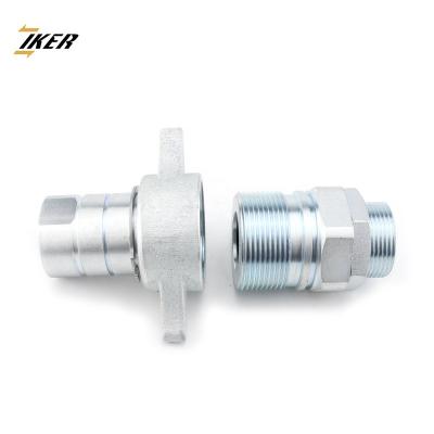 China NBR China Manufacturer Low Price Wing Nut Type Dump Trucks Loose Sleeve Hydraulic Quick Joint Coupling for sale