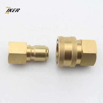 China ST Series Brass Non-Valved Couplers Provide Maximum Flow and Low Pressure Drop for sale