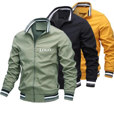 China Private Label Breathable Custom Logo Simple Slim Men Sport Plus Size Jacket Mens Spring Baseball Bomber Jackets for sale