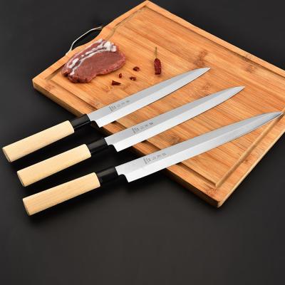 China Amazon Viable Hot Selling Kitchen Beware Japanese Handle Woodland Serving Knife Sushi Knife Salmon Knife for sale