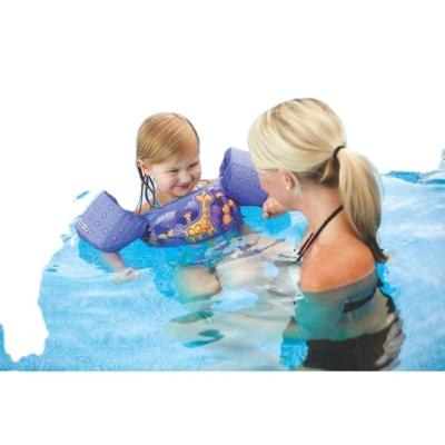 China Outdoor Water Fun Baby Swim Life Crown Safety Water Sport Life Buoy Kid Inflatable Swim Float Vest for sale