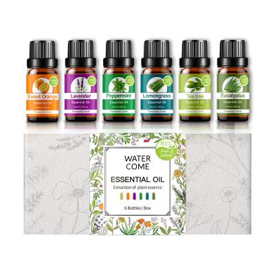 China Peel Revitalizer In Stock Pure Oil Gift Set Lavender Peppermint Eucaluptus Tea Tree Aromatherapy Oil for sale