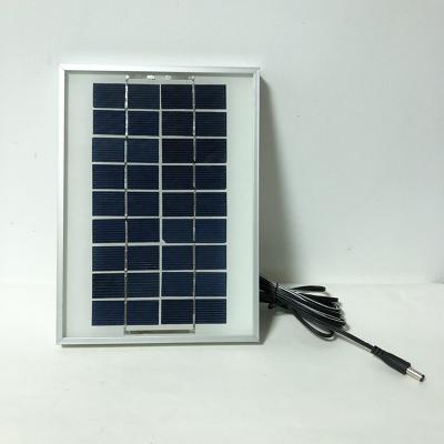 China Aluminum Shell 3watt 9v 6V Mini Monocrystalline Solar Panel 225*164*17MM for sale