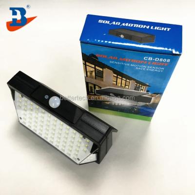 China ABS+PVC Solar Light Control Folding Wall Light Control Outdoor 78led Body Induction Lamp Hyper Bright Courtyard Home for sale