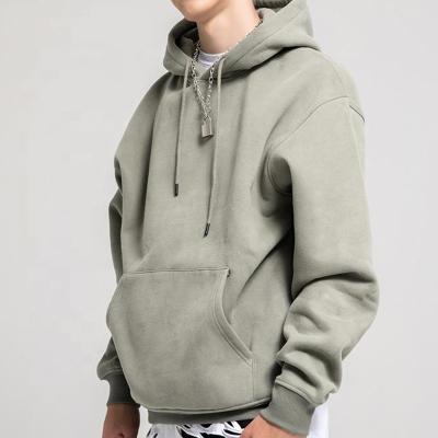 China Anti-pilling streetwear vintage oversized empty custom hoodie for men's hoodie seller washed for sale