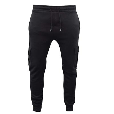 China High Quality Anti-Wrinkle Gym Mens Joggers Color Block Cargo Joggers Pants With Side Pockets for sale