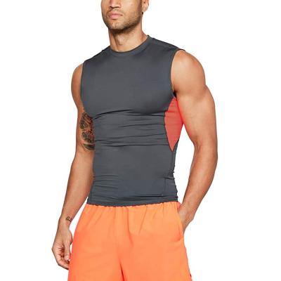 China Wholesale Compression Printed Men's Tank Tops Anti-wrinkle 2021 Recovery Fitness Shirt for sale