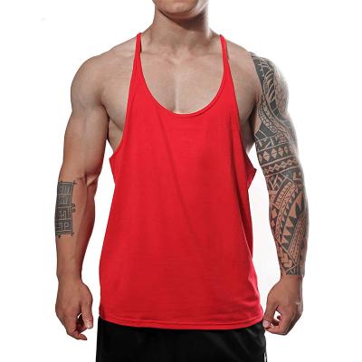 China Five Men's Anti-Shrink Bodybuilding Gym Stringer Tank Top Workout Muscle Fitness Sports Vest For Men for sale