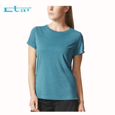 China Cheap wholesale soft cotton anti-pilling simple T-shirts woman for sale