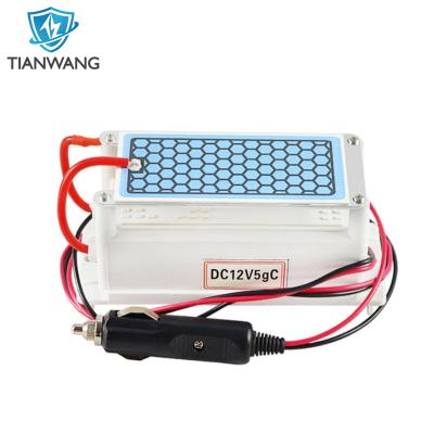 China Wholesale Multifunctional Ozone Generator Car Air Freshener DC 12V 5G Ozone Generator Fresh Air Purifier For Car for sale