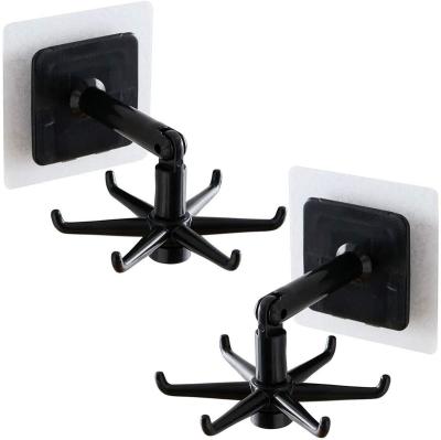 China 360 sustainable rotating hook, hanging hook has good adhesion, heavy duty self wall hooks for sale