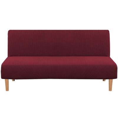 China Elastic Stretch l Jacquard Elastic Sofa Shield Futon Cover Futon Cover Small Spandex Checks Stretch Jacquard Elastic Sofa Bench Cover Wholesale Spandex for sale