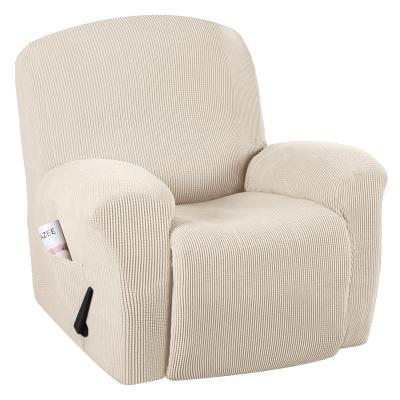 China Wholesale Elastic Breathable Comfort Spandex Jacquard Chair Recliner Couch Cover Stretch Knitted 1/2/3 Seater Recliner Sofa Cover For Living Room for sale