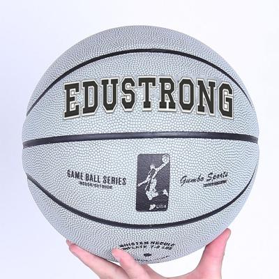 China PU New Design Custom Logo Personalized Official Size 7 For Indoor And Outdoor Students Training PU Basketball Ball for sale