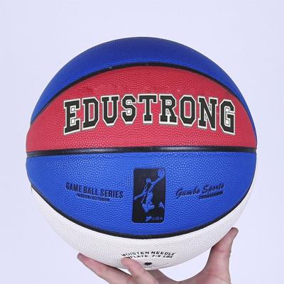 China PU New Design Custom Logo Personalized Official Size 7 For Students Training Indoor And Outdoor Basketball Game PU Ball for sale