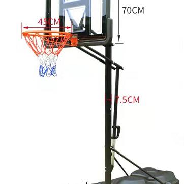 China EDUSTRONG Game Basketball Hoop Adjustable Basketball Hoop For Kids With Backboard for sale