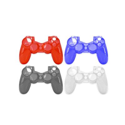 China Non-slip Protective Case Controles De Joystick Dust Protection Joystick Para Play 4 Transparent Crystal Case Cover For PS4 Controller for sale