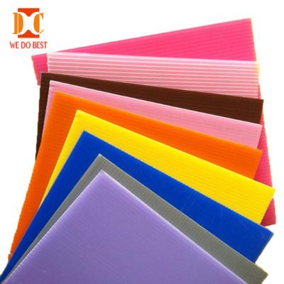 China Waterproof White Color PP Hollow Sheet 1220x2440mm for sale