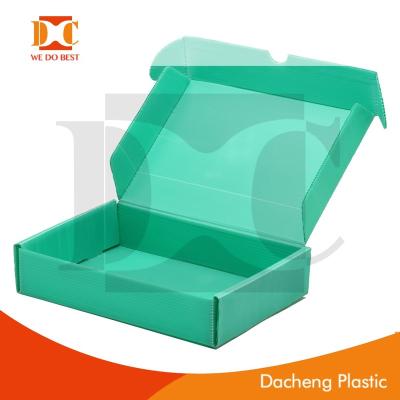 China Recycled materials pp corrugated plastic box coroplast moving box for sale