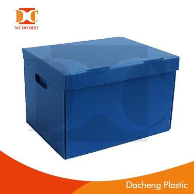 China Sustainable pp material correx folding boxes for sale