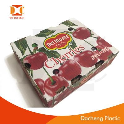 China Recyclable High Quality Corrugated Paper Type Fruit / Cardboard Jolly Box for sale