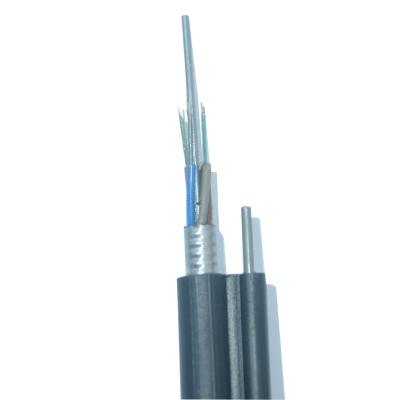 China 8 core telecom fiber optic cable GYTC8S/optica aerial self-supporting singlemode outdoor fiber optic cable for sale