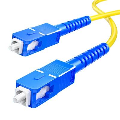 China CordHot Selling Products FTTH SC/UPC Singlemode Fiber Optic 10m SC/UPC-SC/UPC Cord Bottom SC/UPC To 1 for sale