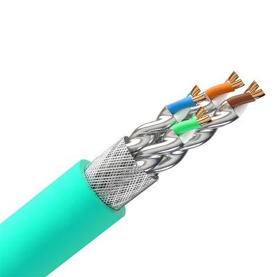 China Transmit 1000Mbps data stream; Rated Speed ​​67% S/FTP Cat7 600MHz Dual Shielded Network 10g Indoor High Speed ​​Cable 23awg305m for sale