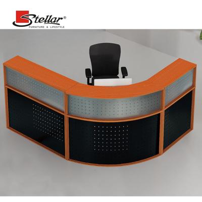 China Modern Customized Modern Design Cheap Wooden Desk Front Desk Counter Table for sale