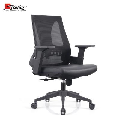 China Swivel (Height) Adjustable Standard Guest Visitor Ergonomic Mesh Office Chairs With Lumbar Support for sale