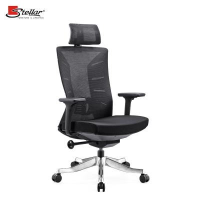 China Wholesale Adjustable Swivel Lumbar Support (Height) Ergonomic Office Chairs For Home Office Furniture for sale