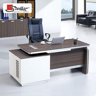 China Modern Luxury Modern Office Furniture Office 1 Person Secretary Desk Table Chief Staff Office Desk Table With Locking Drawer for sale