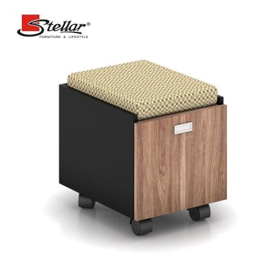 China (Other) Modern Adjustable Office Furniture Steel File Storage Cabinet Locking Wooden File Storage Cabinets With Wheels for sale