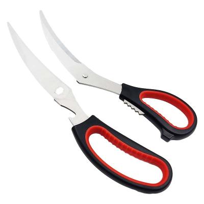 China Grilling 2023 Wholesale Hot Sale Kitchen Scissor With Nut Cracker Function Multifunctional New Kitchen Essentials Scissors for sale