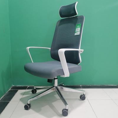 China Office Adjustable Executive Chair Ergonomic (Height) Swivel Nylon For Furniture Commercial Use Double Adjustable Back Mesh Chair for sale