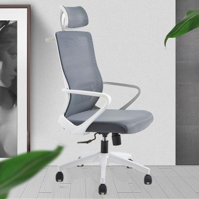 China High Swivel (Height)Adjustable Office Chair Ergonomic Office Mesh Back Computer With Flip-Up Arms for sale