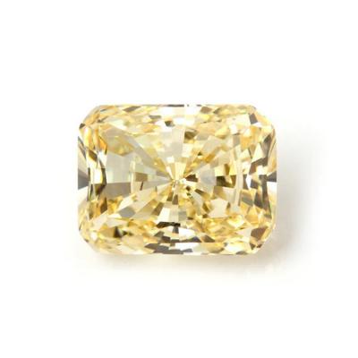 China No MEDBOO Jewelry Wholesale Customized Yellow Radiant Vvs1 Cut Shape Loose Moissanite Stones Jewelry for sale