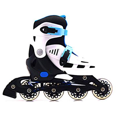 China PE+ EVA Wholesale Hard Shell 4 Roller Adjustable Blade Integrated Skates For Adults for sale