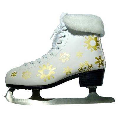 China Inline Ice Skating Artificial Fur Lining Ice Training Blades Skate Long Track Skates Figure Ice Skating for sale