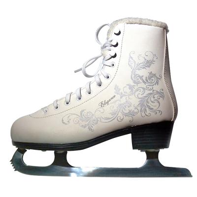 China Leather Ice Skating Training Artificial Fur Lining China Speed ​​Ice Skates Figures Ice Skating for sale