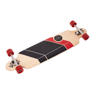 China Youth Complete Skateboards 9 Layer Northeast China Maple Deck Aluminum Longboards Trucks PU Wheels Customized Skateboard Wood Skateboards logo for sale