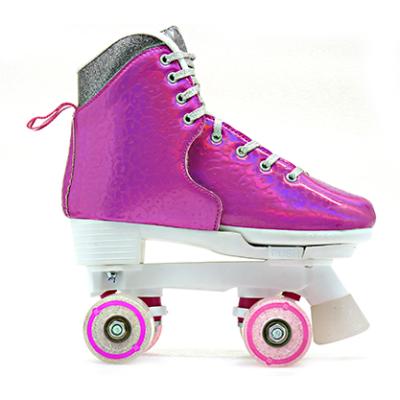 China PE Customized Adults Four Wheels Gifts Roller Skates Quad Skates 4 Sizes Adjustable Roller Skates For Women for sale