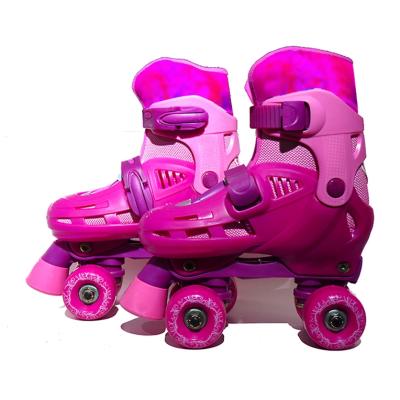 China EVA Oem Customized Toe Stopper Quads Fixed Size Adults Quad Skate Shoes Roller Skates Aluminum Frames for sale