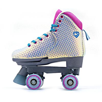 China PE Factory Adults Roller Skates With 54*32 Mm PU Wheels Adjustable Kids Roller Skates Quad Roller Skates For Women for sale